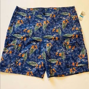 Izod Saltwater SZ 36 Beachtown Flat Front Shorts New